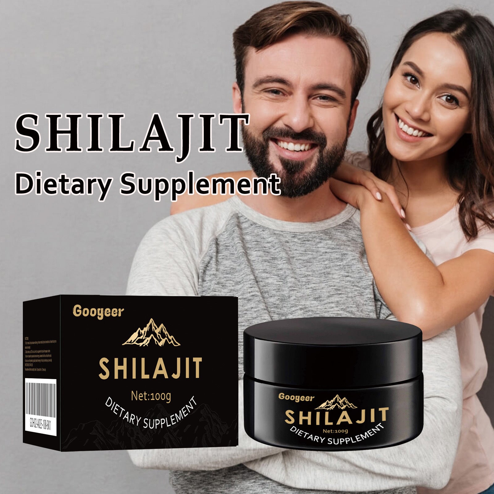 Googeer Shilajit Dietary Supplement Body Care Solution
